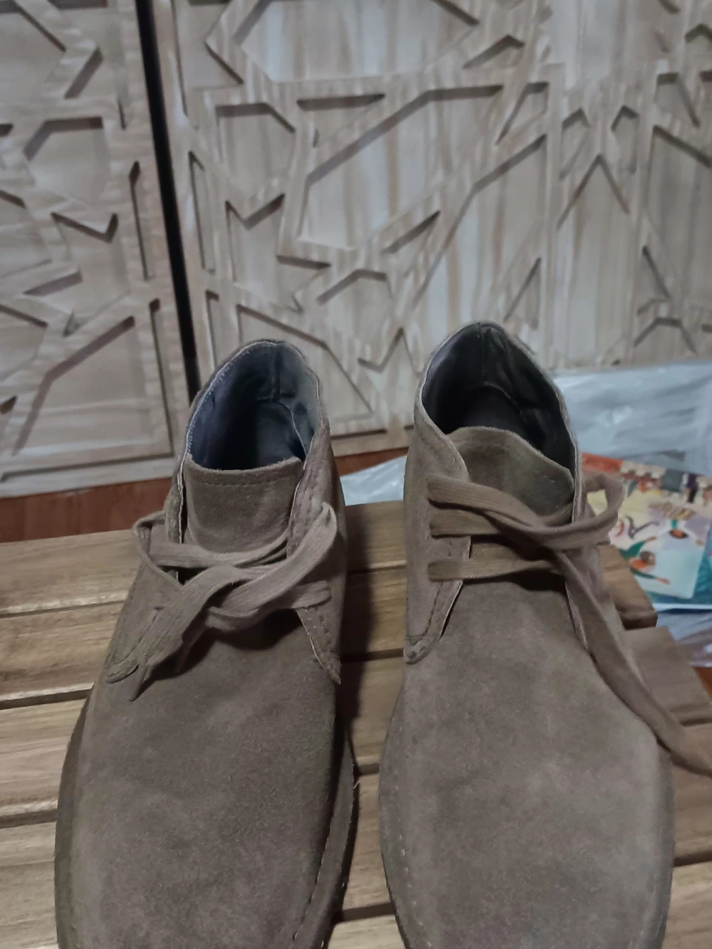 Boots Men's Suede Chukka Boots in Taupe